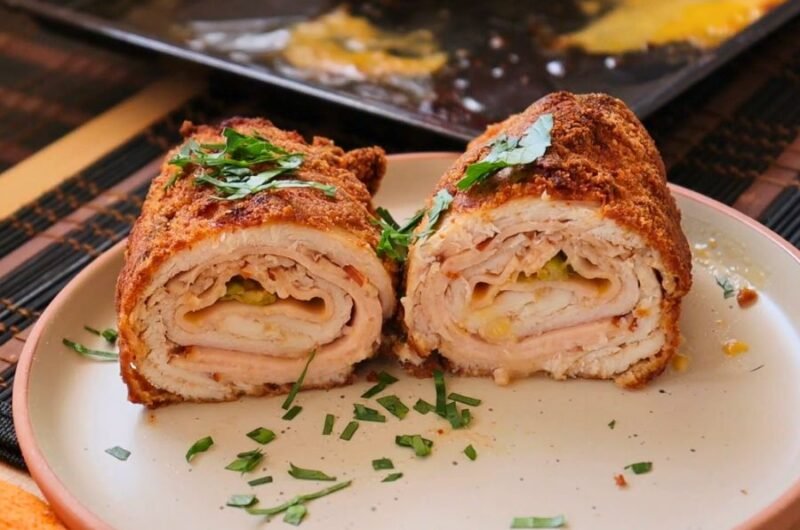 Ingredientes para tu Enrollado de Pollo Relleno